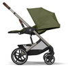 Cybex Balios S Lux TPE B Moss Green Khaki wózek spacerowy