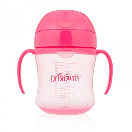 Dr. Brown's Kubek 180ml miękki ustnik mix kolor 6m+