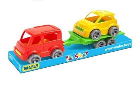 Kid Cars Sport autko z przyczepą 52610 Wader
