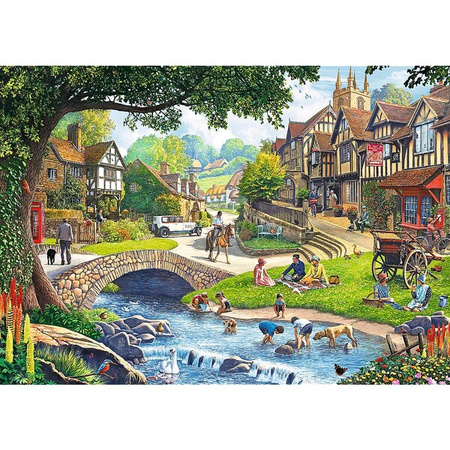 Puzzle Trefl 2x500 Sielankowe życie 374940