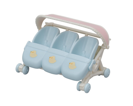 Sylvanian families 5533 spacerówka dla trojaczków