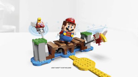 Lego 71400 Super Mario Zestaw rozszerzający Duży jeżowiec i zabawa na plaży