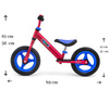 Rowerek biegowy Sonic Red 125696 Rower