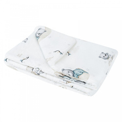 Bambusowa kołderka  Misie rozmiar 90x120 cm 423679