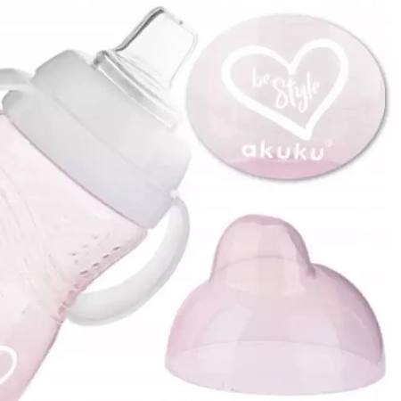 Akuku Kubek z miękkim ustnikiem Bestyle Pink (12/72) 004348