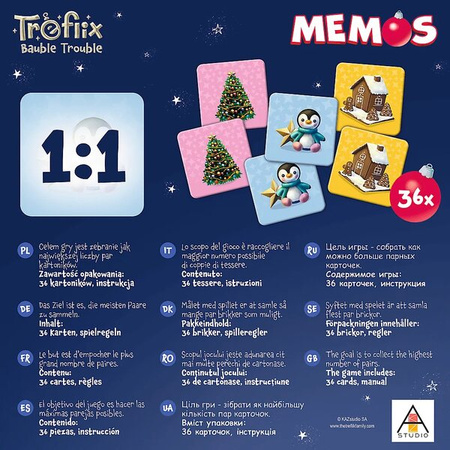 Gra Trefl Memos Treflix Bauble Trouble 027341