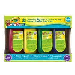 Crayola baby - wyciskane farby do malowania palcami 4 szt