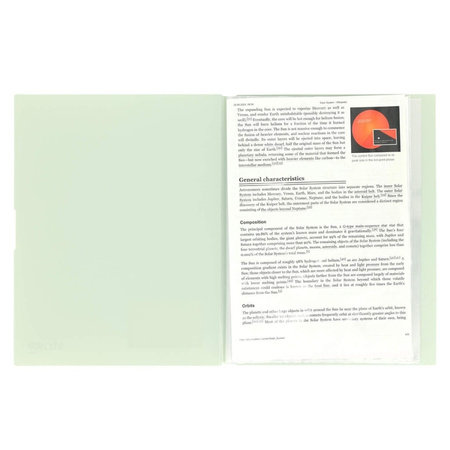 Strigo Album ofertowy A4 20 koszulek miętowy 854867