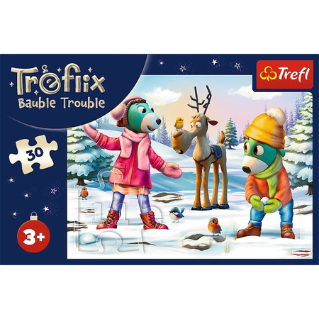 Puzzle Trefl 30 XMAS Świateczny czas Treflików 183139