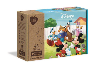 Clementoni puzzle 3*48 disney mickey mouse