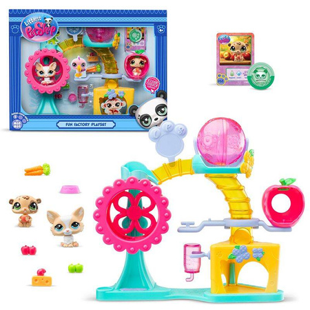 Littlest Pet Shop Zestaw Fabryka zabawy z 2 figurkami 005196