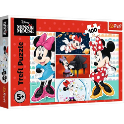 Puzzle Trefl 100 Zabawna Minnie Disney 165173
