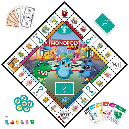 Gra Hasbro F8562 Monopoly Junior Discover Edition 134905