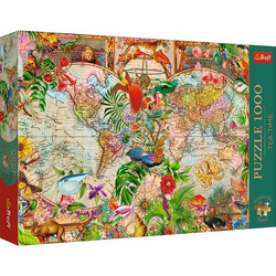 Puzzle Trefl 1000 Premium Plus Tea Time Antyczna mapa świata 120776