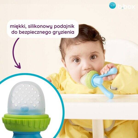 B.Box Gryzak silikonowy do podawania pokarmu piwonia 007333