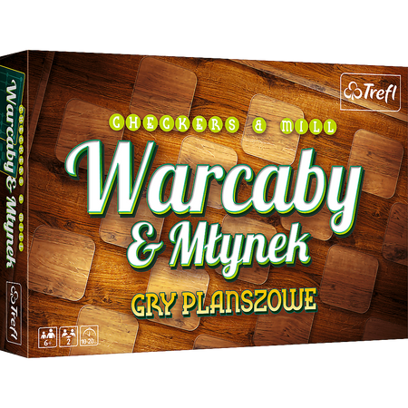 Gra trefl warcaby/młynek 016819