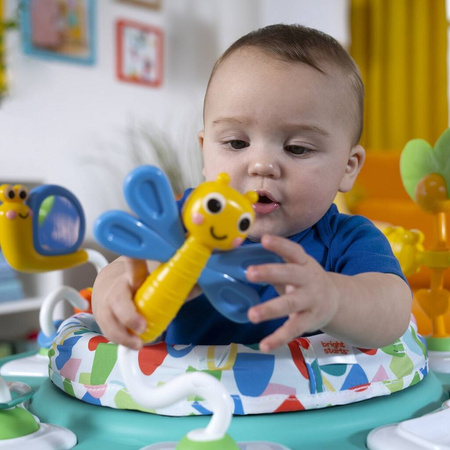 BRIGHT STARTS Interaktywny skoczek i stolik 2w1 Bounce Bounce Baby™ Playful Pond™ 6m+ do 11kg 115651