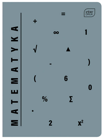 Zeszyt A5 60 krata M 70g UV Matematyka 332264