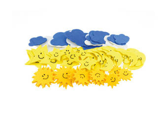 Naklejki z pianki pogoda 680297