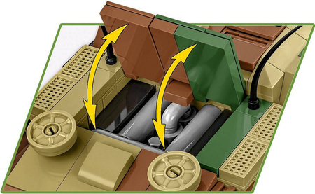 Cobi 2285 HC WWII Sturmgeschütz III Ausf.G - Executive Edition 598kl.