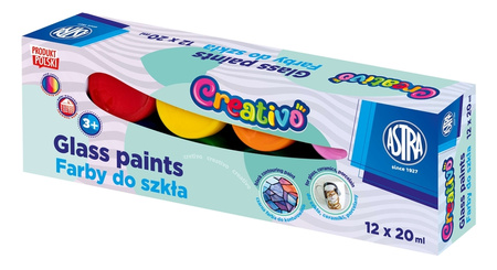Farby do szkła ASTRAFUN 12kol x 20ml 208121