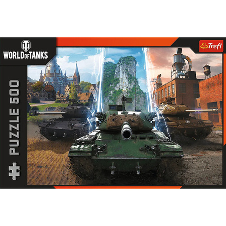 Puzzle Trefl 500 World of Tanks Cas na akcję! 375350