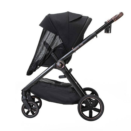 Espiro Only 2023 , 210 stylish black gel wózek dziecięcy 205668