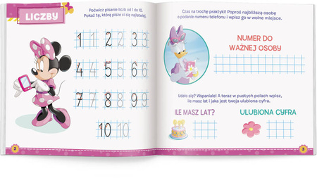 Disney Uczy Minnie Elementarz przedszkolaka 5 lat 343316