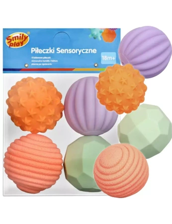 Piłeczki Sensoryczne Smily Play 839253