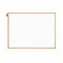 Tablica suchościeralna magnetyczna MEMOBE biała rama drewniana 40x30cm 054761