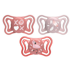 Chicco Smoczek Uspokajający physio forma light silikonowy różowy 6-16 m 2 szt 156399