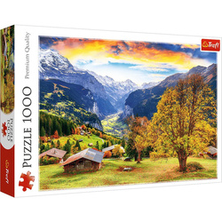Puzzle Trefl 1000 Malownicza alpejska wioska 107753