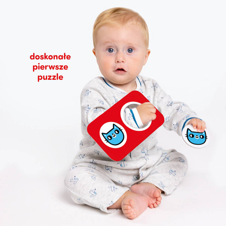 CzuCzu: Puzzle kontrastowe Do pary 12 mies.+