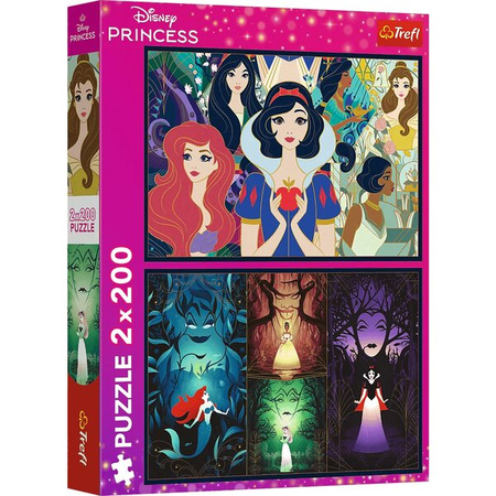 Puzzle Trefl 2x200 Czarujące księżniczki Disney 133172