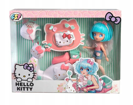 Hello Kitty Lalka Manga Pretty Pink Scooter 194095