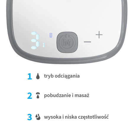 Babyono Laktator elektryczny SHELLY-bez użycia rąk 413746