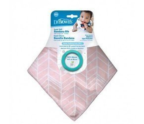 Dr. Brown's Chustka/ śliniak z gryzakiem jodełki 313954