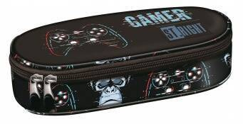 PIÓRNIK SASZETKA USZTYWNIONA Z WEWNĘTRZNĄ KLAPKĄ PC-01 BLUE GAMER 666728