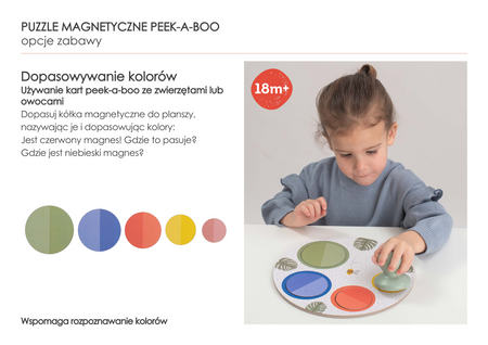 Taf Toys Puzzle magnetyczne Peek-A-Boo 128856