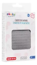 Akuku Termofor z pestkami wiśni 13x16cm grey 996653