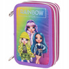 Piórnik JUMBO potrójny z wyposażeniem RAINBOW HIGH SILVER STYLE AC31 192864