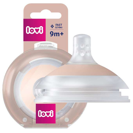 Lovi smoczek dynamiczny do karmienia Mammafeel 9m+ Szybki 1szt 884311