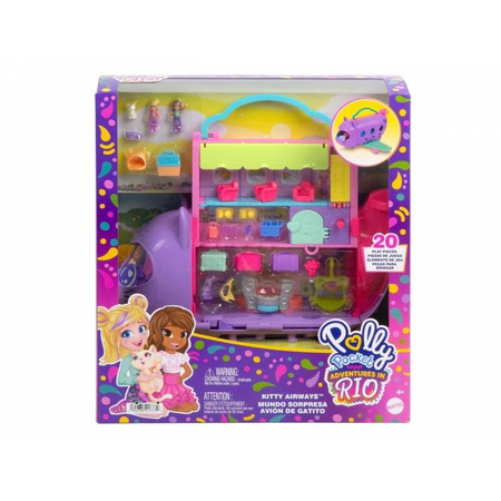 Polly Pocket HWP19 Zestaw Samolot 217779