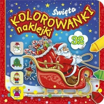 Książeczka święta kolorowanki,naklejki 810258