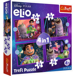 Puzzle Trefl 4w1 Pozaziemskie misje Elio 346657