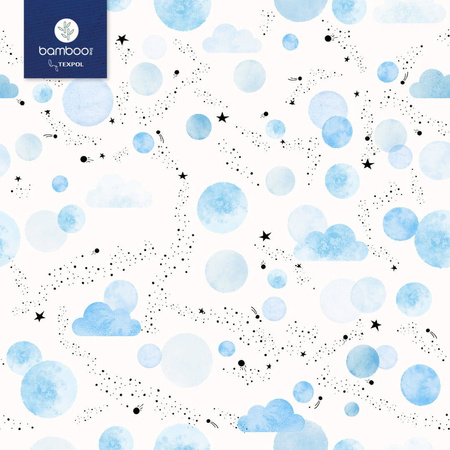 Texpol pieluszka bambusowa 120x120 170g Sky blue gat1 057766