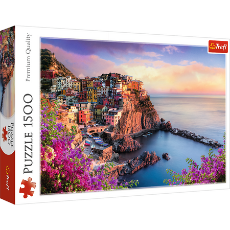 Puzzle Trefl 1500 Widok na miasteczko Manarola 261370