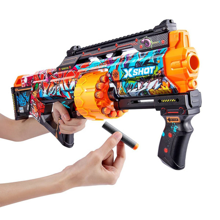 Zuru X-Shot Skins Last wyrzutnia 16 strzałek 022706