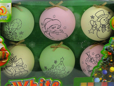 Bombki do kolorowania farbami 453357 a'6
