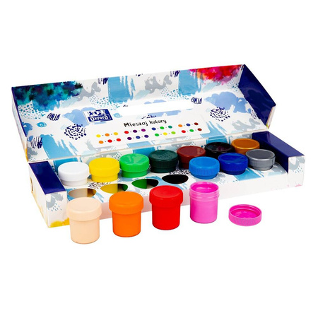 Farby plakatowe12kol +2k Oxford 206799